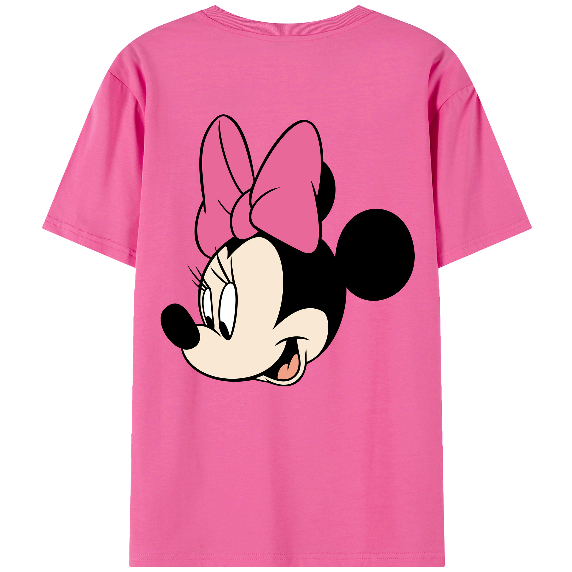 （画像用） ミッキーマウス Mickey Mouse レディース半袖Tシャツ(バックプリント)